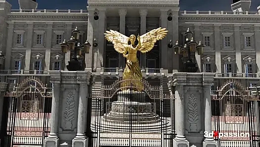 Krone der versuchung, Elizabeth herrscht Land-3. Blowhob, cowgirl, seitenfick, missionarsstellung