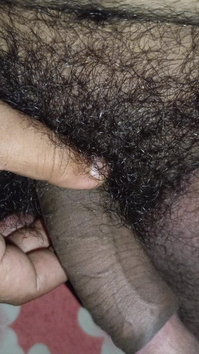 Big penis handjob and masterbating