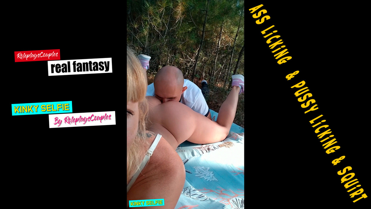 Kinky selfie - liếm âm hộ sau khi liếm đít. tia nước