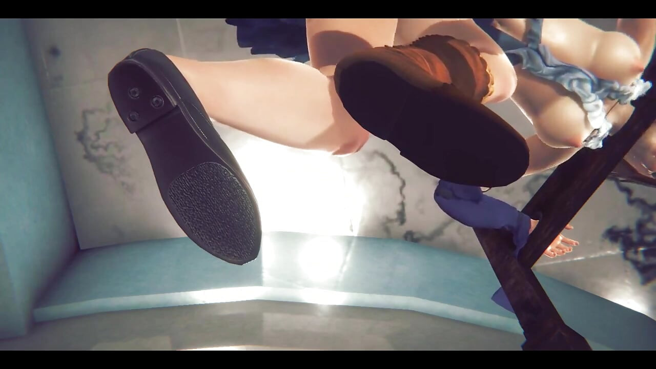 Hentai fantasi terakhir - Yuna Menghisap dan dubur - anime manga Jepun Asia permainan filem lucah