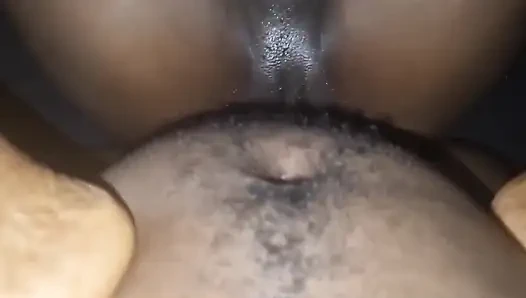 Memek bebasnya dientot habis-habisan sama istri saudara tiriku di kamar mereka