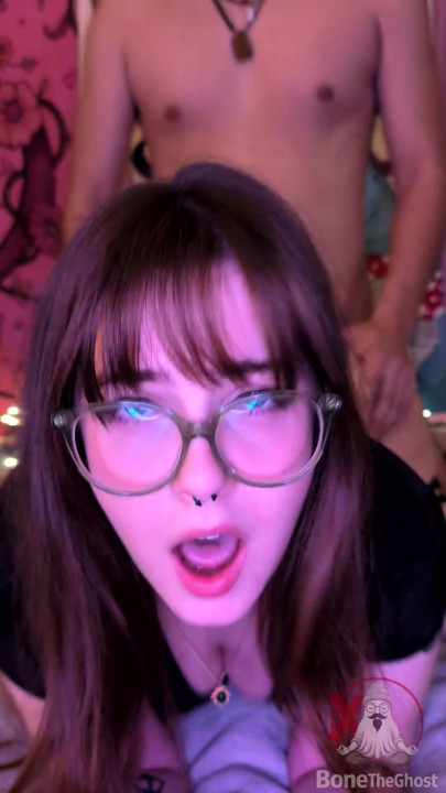 18 Cute Nerdy PAWG Is Horny Doggystyle and a Facial | Clip 1