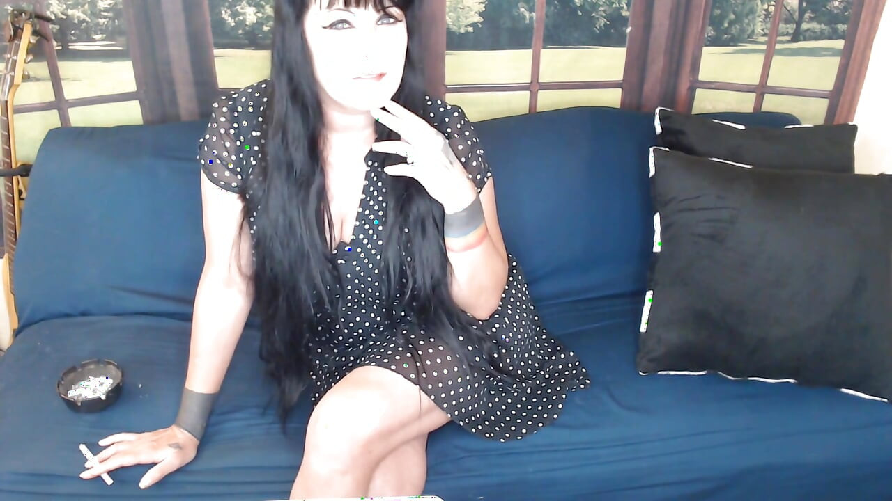 Smoking Stepmom Scolding Perv Stepson