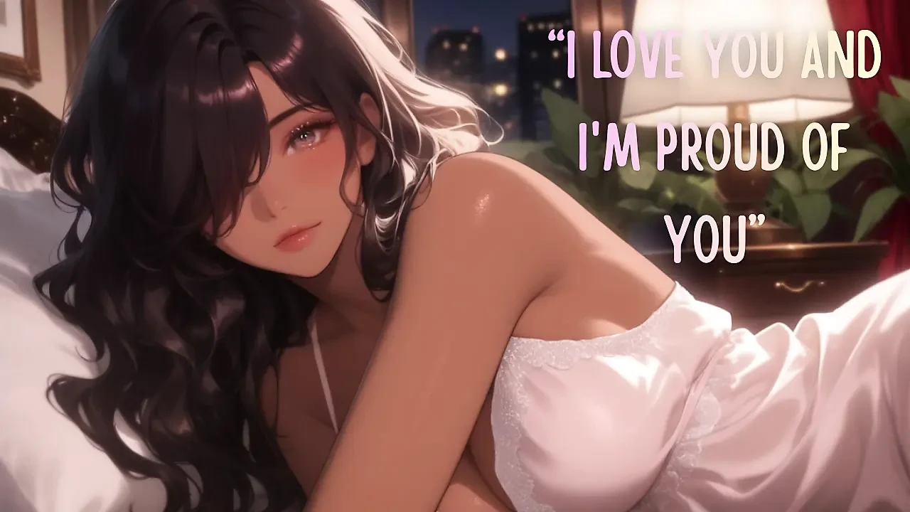Wife Comforts You After a Hard Day at Work (Mouth Sounds) (Moaning) (Kisses) (Cuddle) ASMR