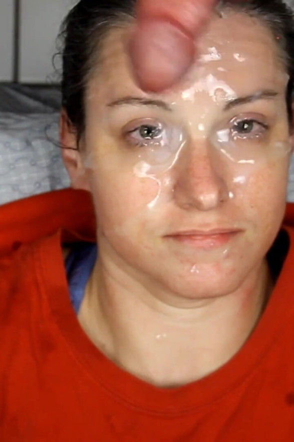 Homemade Amateur Cumslut Taking Loads to Her Pretty Face