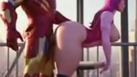 Kompilasi backshot super power pt 1. AI yang dihasilkan
