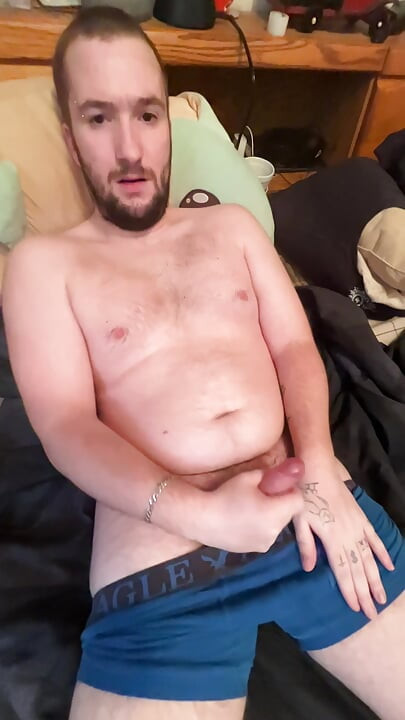 Watching porn in bed