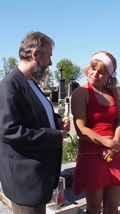 Must-share moment from "Old man Pavel Terrier fucks young lady outdoors"