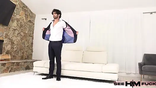 BTS: Persian Stud Zane Walker Gets His Feet Soaked In Drool!