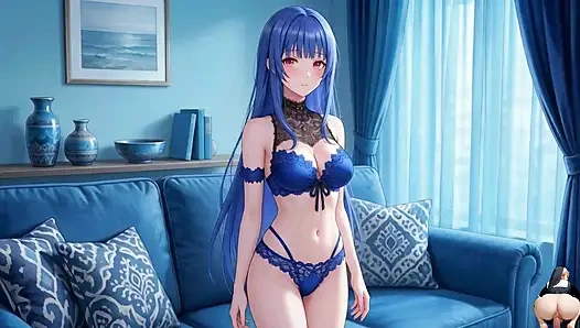 Pretty Young Girl Sharing Passionate Moments AI Hentai