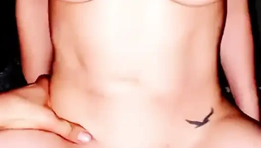 Roxxxette_fox: Riding with wet pussy and tits in the air