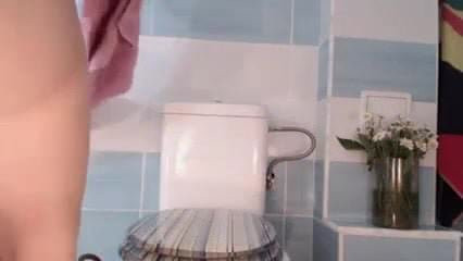 Girl Showers Then Masturbates.