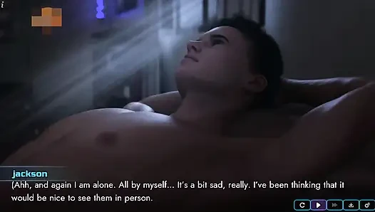 How to fix the future #1 - Jackson and Ellie took a shower together and played with each other untill they cum