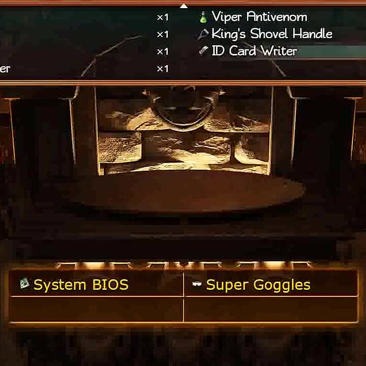 Treasure of Nadia: security system