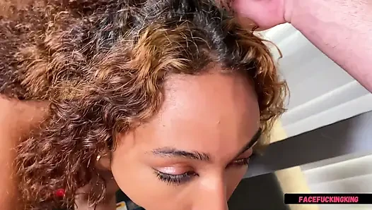 Seksi Karışık Yarış 19 Yaşındaki Brixley Islak Gırtlağına Kadar Sakso