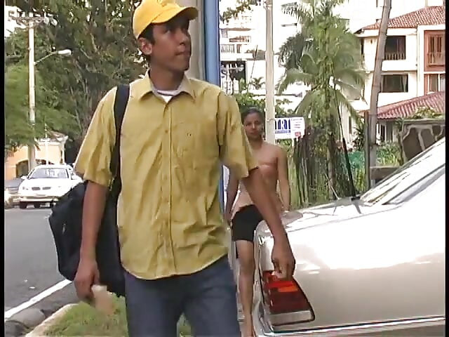 Latina Teen Getting Boned by the Mailman