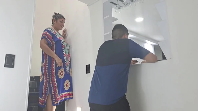 Horny slut Aly swallows my whole cock