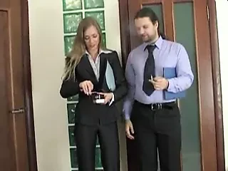 Co-worker Quick Smoke and Anal Break