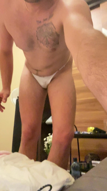 In his white sexy thong | Clip 2
