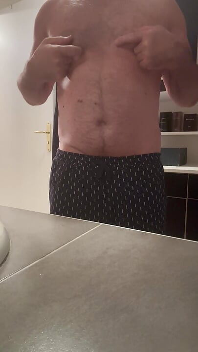 CUMMING IN THE BATHROOM WITH MY UNCUT