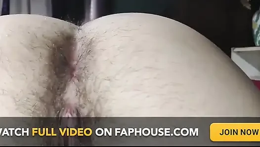 An Extreme Close-up of a Super Hairy Butt. I Haven't Cleaned Myself up Very Well, It Seems