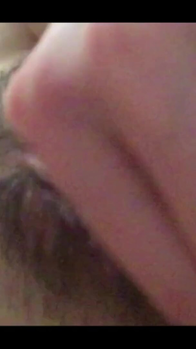 Very hairy after orgasm during ovulation. Girl fucks hairy dildo pussy on her side | Clip 1