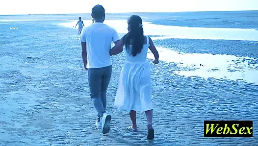 Indian Unmarried Couple Dating Sex at Sea Beach! Romantic Sex