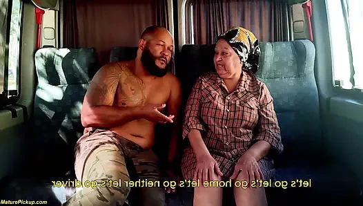 real 73 years old mom picked up for anal bus sex