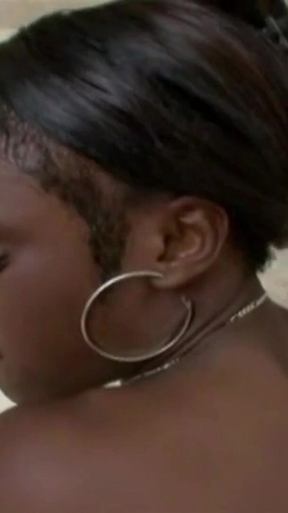 Iconic moment from "hot black babe has sex in the bathroom"