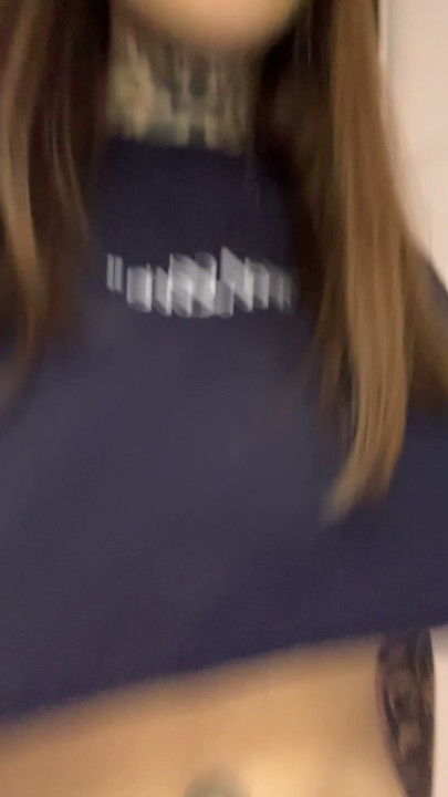 In public with a cage on the penis