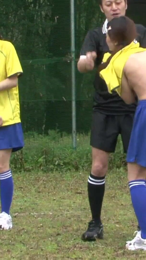 Japan Women Soccer Team has Gangbang with Soccer Coaches. Incredible Japanese Amateur Sex | Clip 1