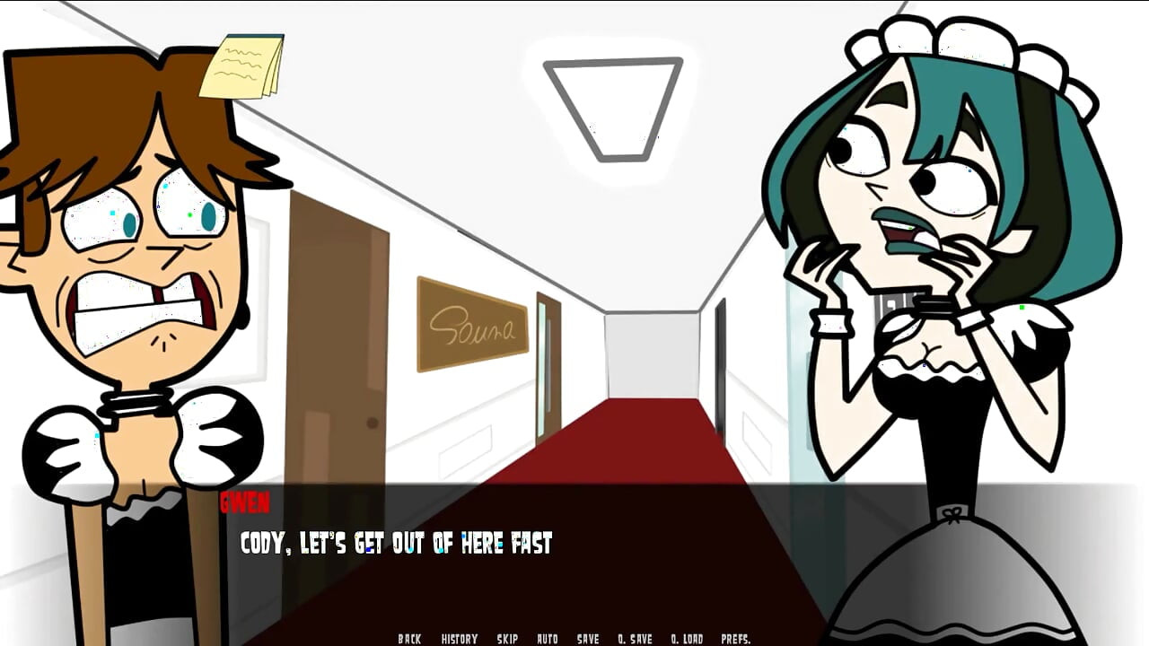 Total Drama Harem - Μέρος 11 - Dominant Footjob από τον Loveskysan