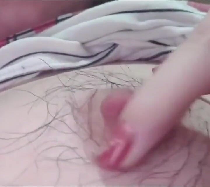 Playing with My Hairy Nipples