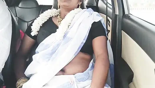 Indian Bhabhi Car Sex. Telugu Bhabi Car Long Drive for Fucking with Stepson