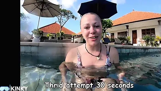 Breath Hold Training in Pool