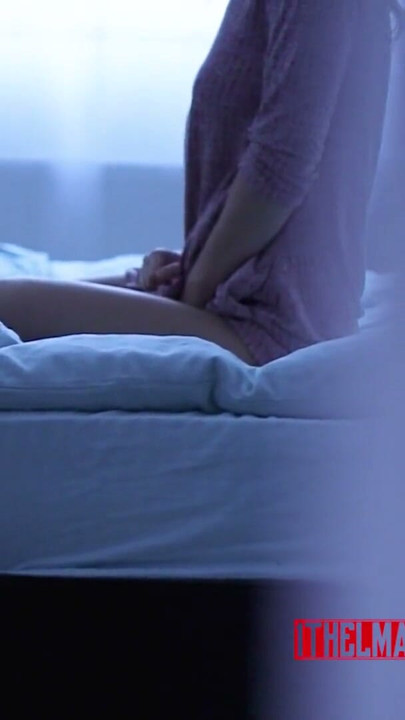 I'm spying on my best friend's stepsister when she masturbates i | Clip 1