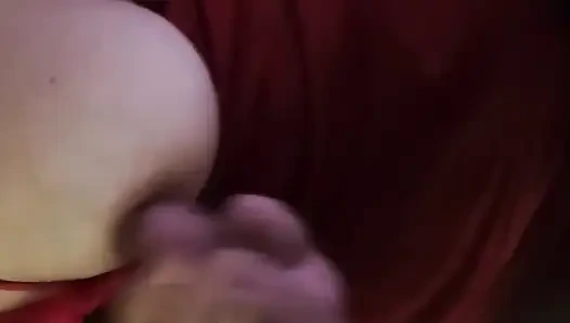 When my boyfriend does his slut until I cum and I watch him by touching myself