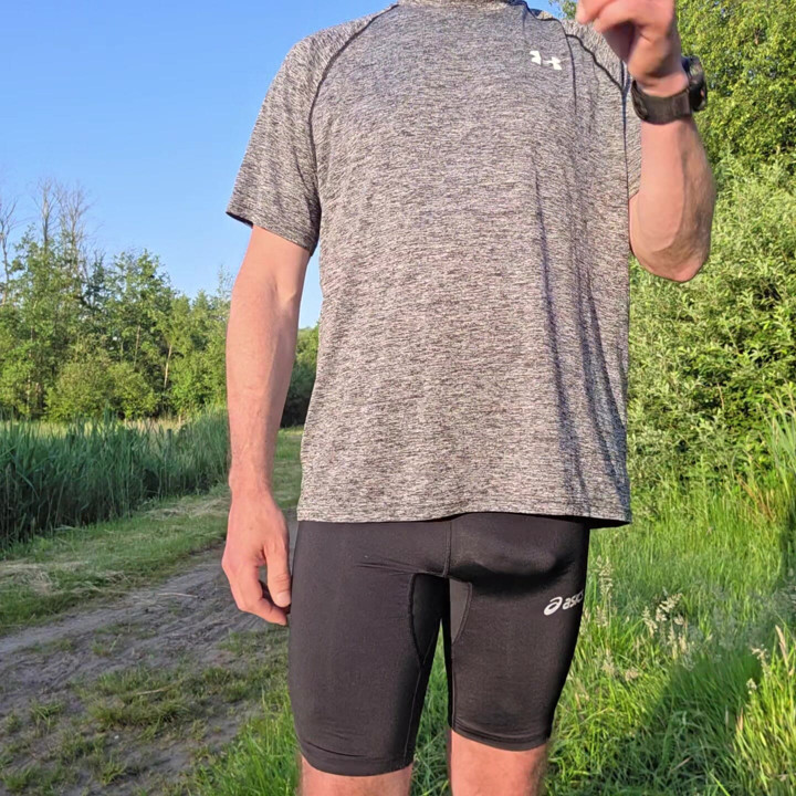 Schwanz blankziehen im freien im freien