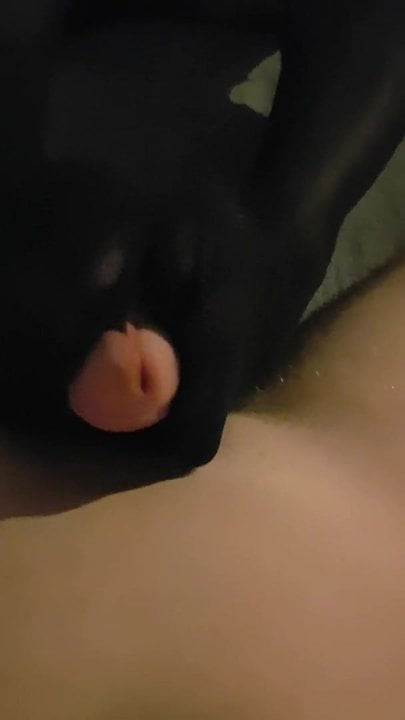 Footjob mit nylons