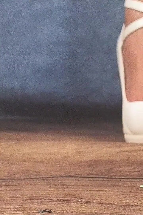 Giantess Haydee Rodriguez in White High Heels