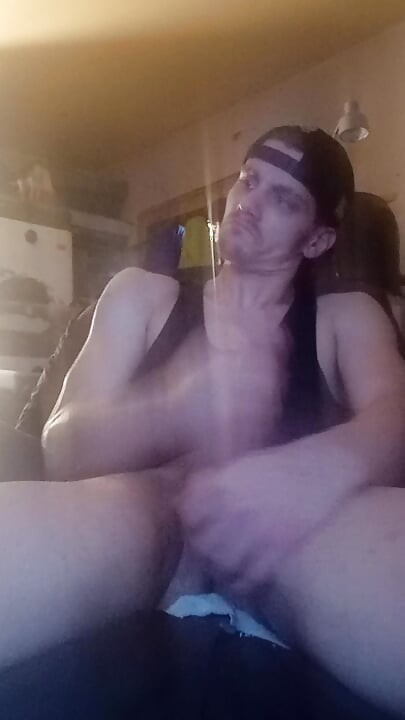 Sunny Jerks off and Smoke a Cig at Same Time
