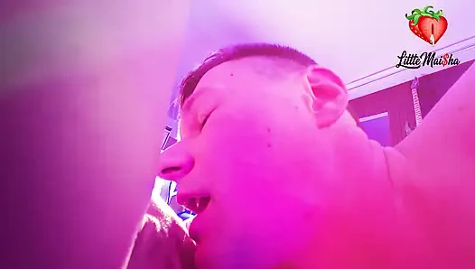 Easter hopping of a sweet skinny brunette on a thick cock dressed as a cute bunny