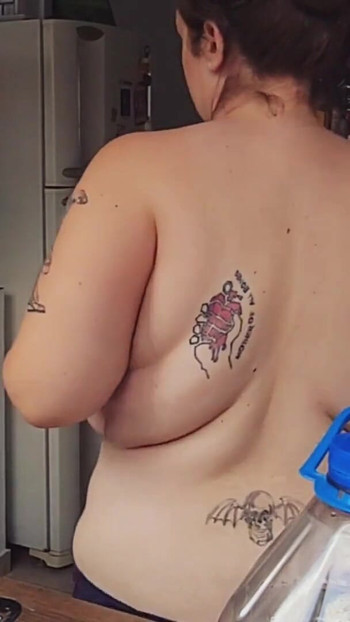 Emotional moment from "Finally caught my neighbor fully naked"
