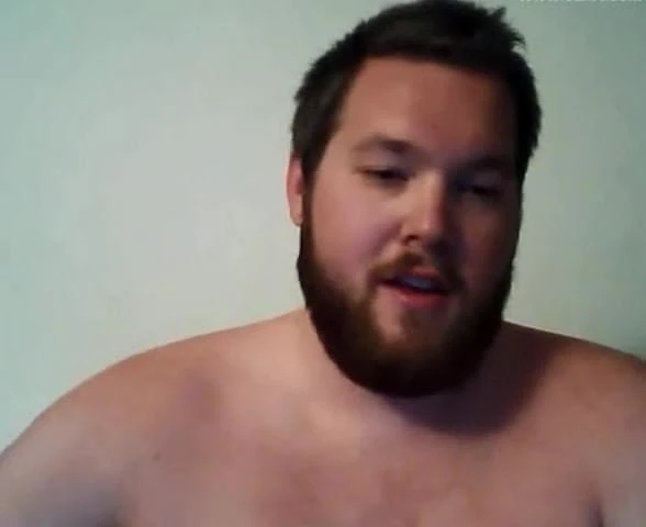 Fat cub jerking off