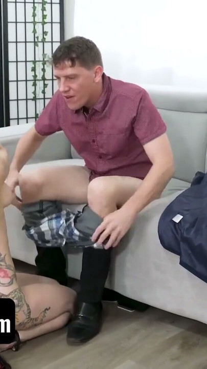 Step-Nana Wants To Motivate Her Lazy Step-Grandson To Do Better In Life By Edging His Big Cock | Clip 2