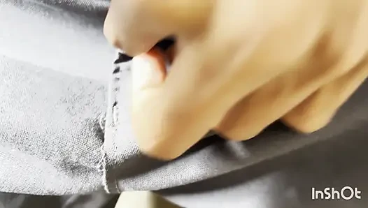 Indian boy masterbation in a room with his big dick