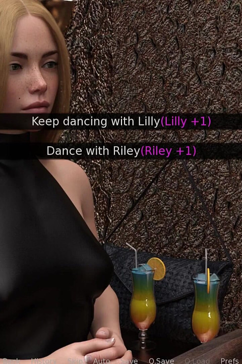 Erotica 4 - Riley, Ren and Lilly Dance at the Bar Then Plan a Night Together