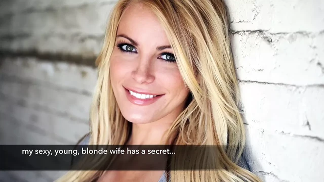 Blonde sexy young hot wife fucks men for cuckold husband