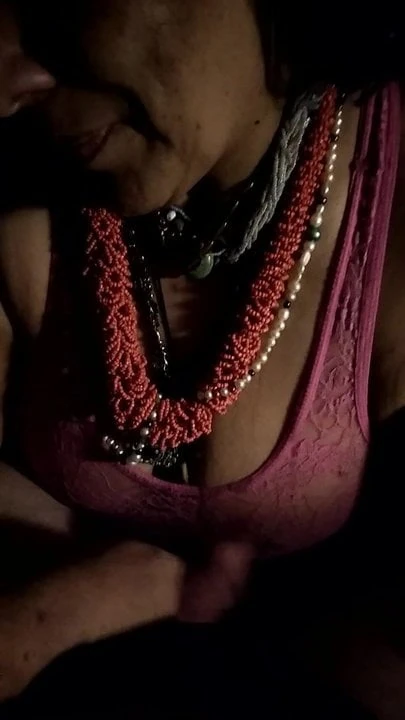 Jizz on her tits!