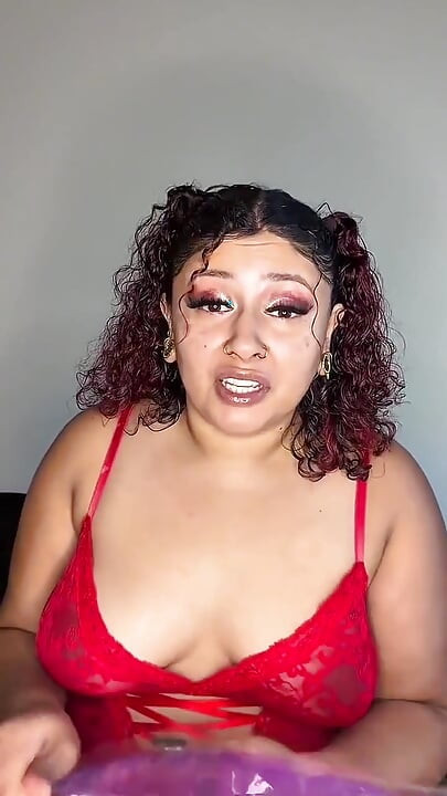 Sexy Latina Playing Solo